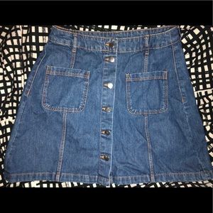 Denim skirt